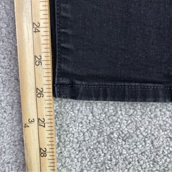 J. Crew Factory Jeans Women's 27 Black Skinny High Denim Preppy - Picture 10 of 12
